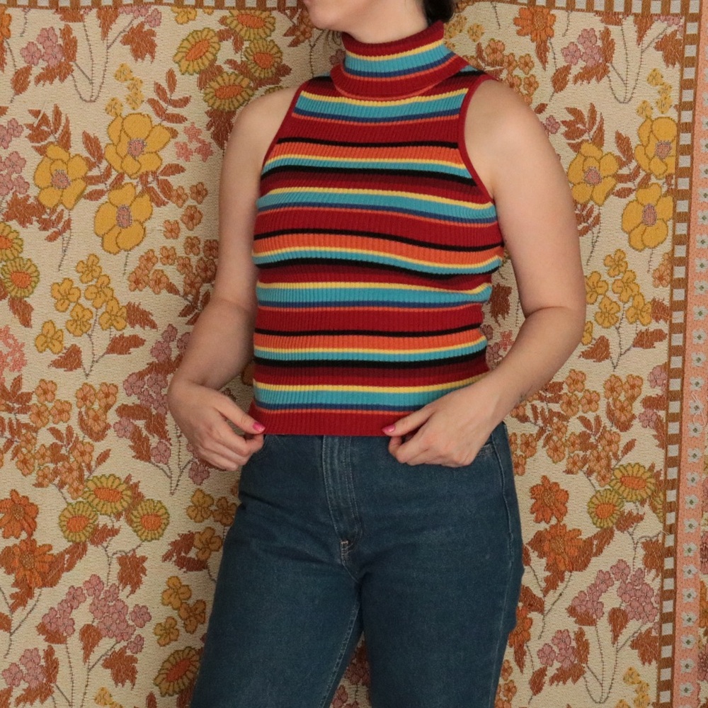 guess turtleneck tank